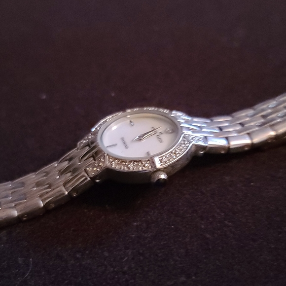 Diamond Anne Klein Stainless Steel Quartz Watch - Picture 3 of 5